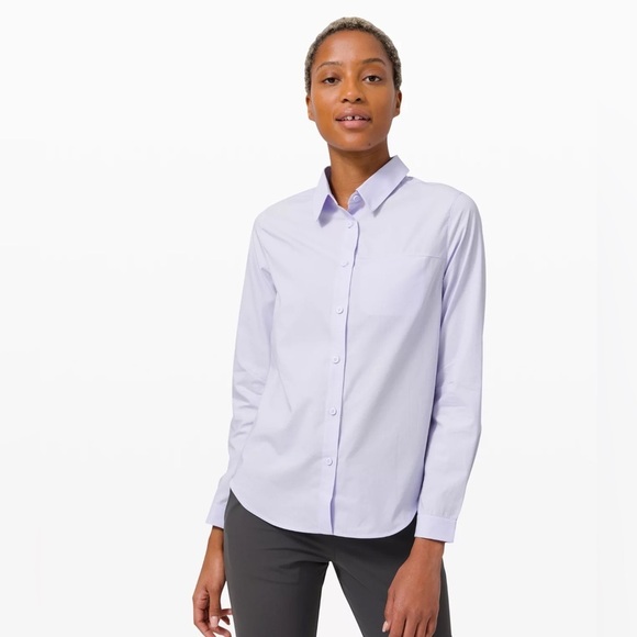 Lululemon Full day ahead shirt, size 10 - Picture 1 of 10